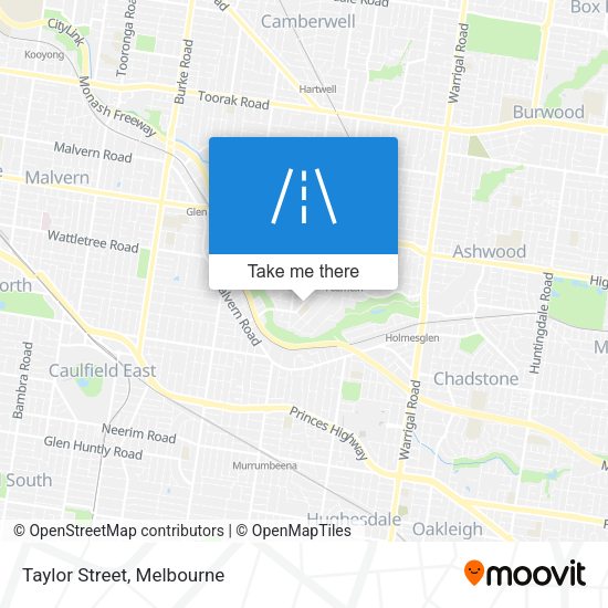 Taylor Street map