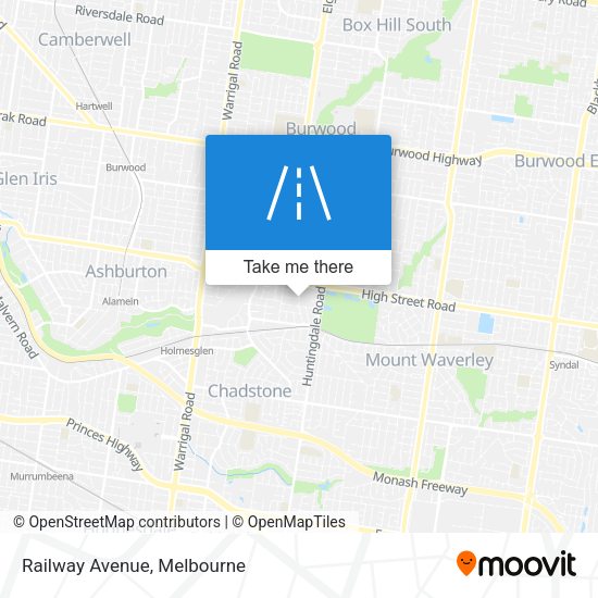 Railway Avenue map