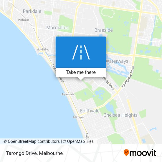 Tarongo Drive map