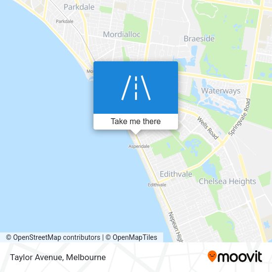 Taylor Avenue map