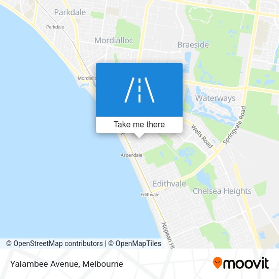 Yalambee Avenue map