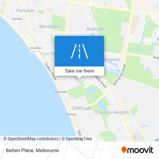Batten Place map