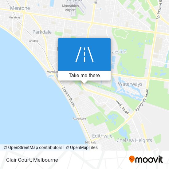 Clair Court map