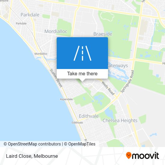 Laird Close map
