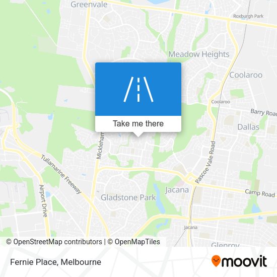 Fernie Place map