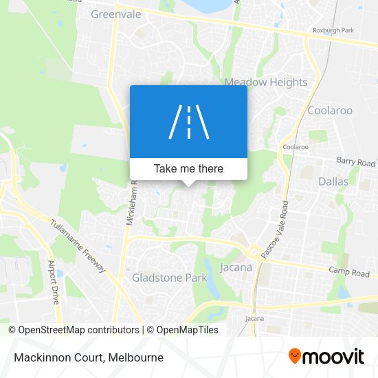 Mackinnon Court map