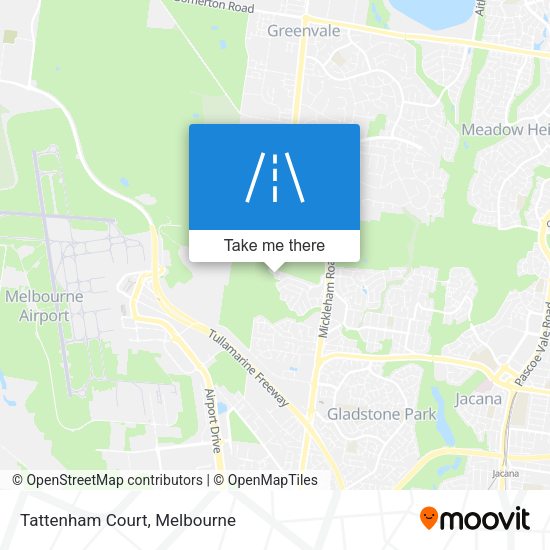 Tattenham Court map