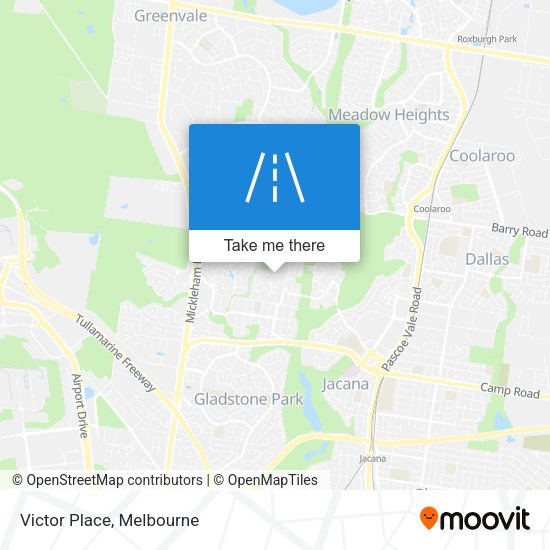 Victor Place map
