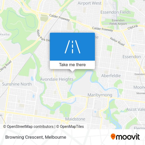Browning Crescent map