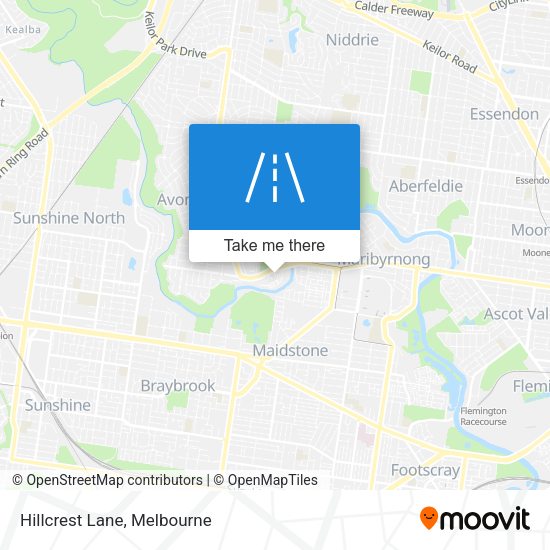 Hillcrest Lane map