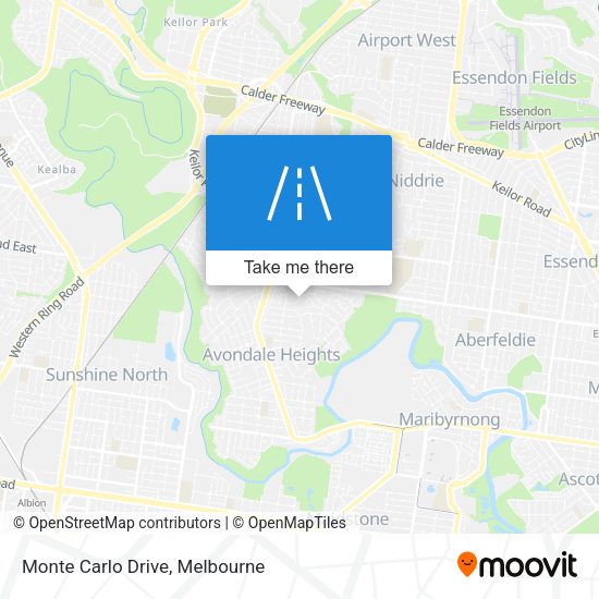 Monte Carlo Drive map