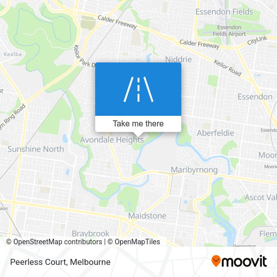 Peerless Court map