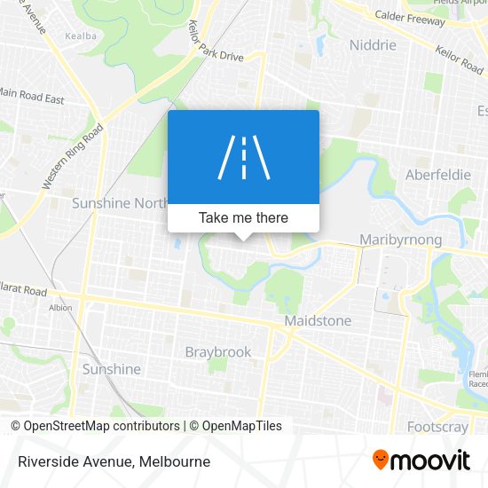 Riverside Avenue map