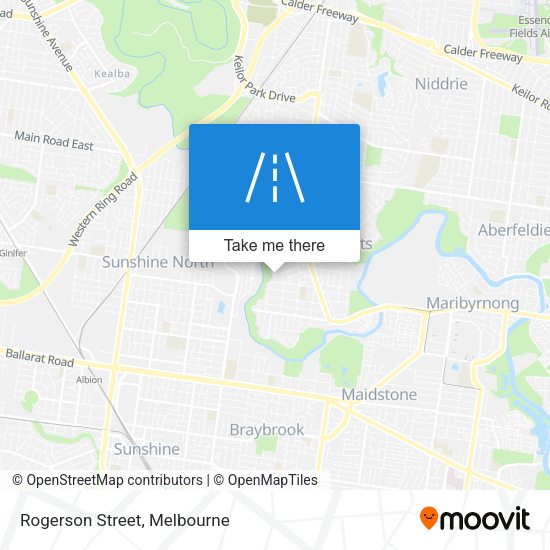 Rogerson Street map