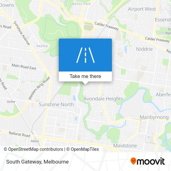 South Gateway map