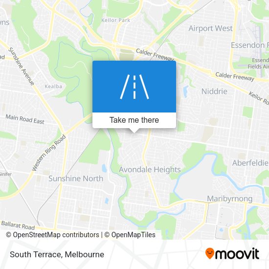 South Terrace map