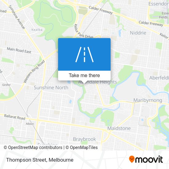 Thompson Street map