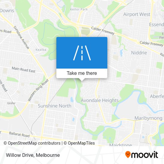 Willow Drive map