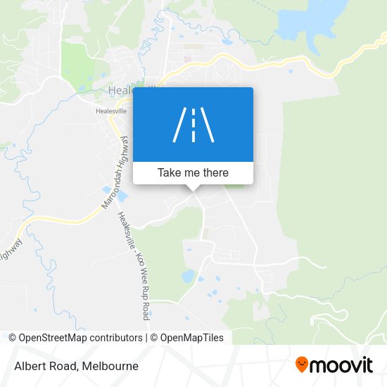 Albert Road map