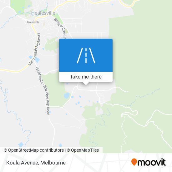 Koala Avenue map