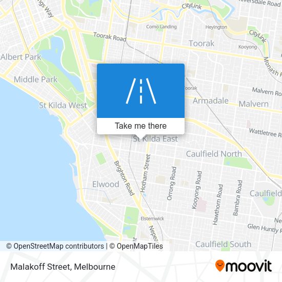 Malakoff Street map