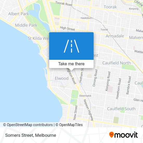 Somers Street map