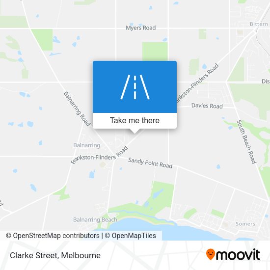 Clarke Street map