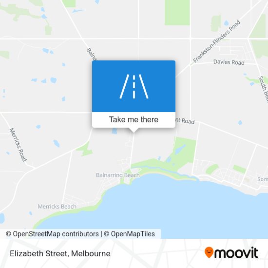 Elizabeth Street map