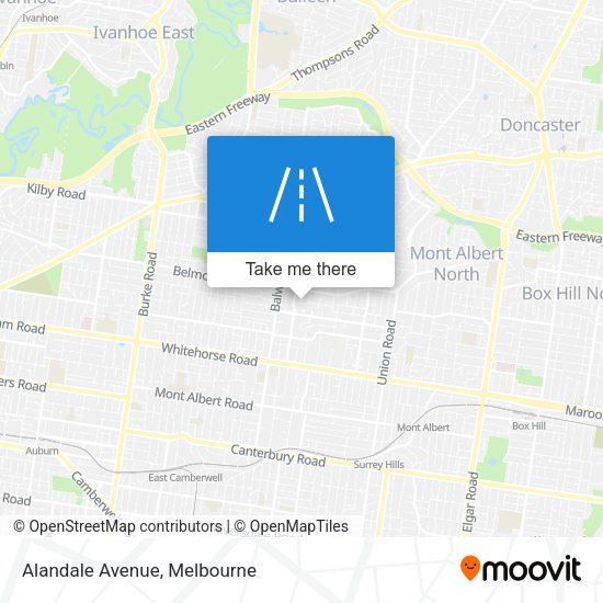 Alandale Avenue map