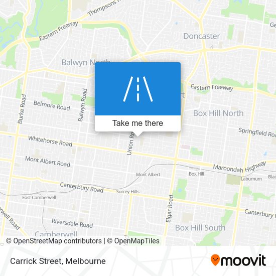 Carrick Street map