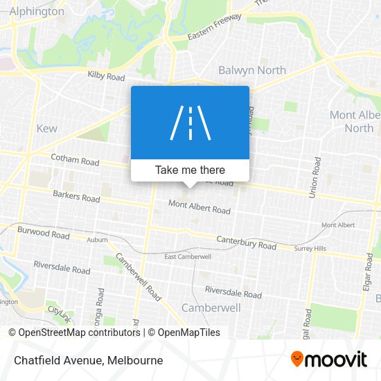 Chatfield Avenue map