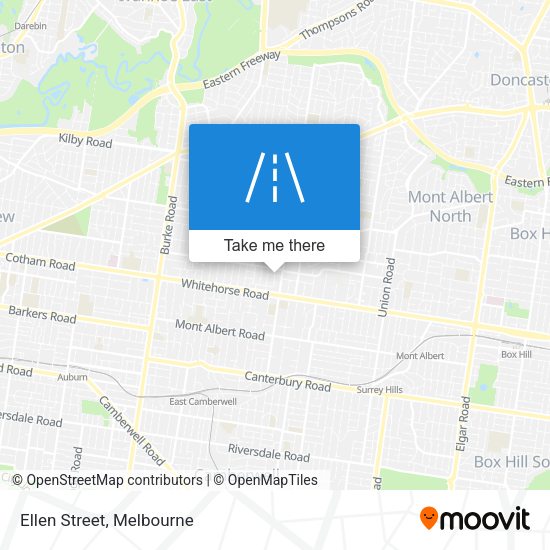 Ellen Street map