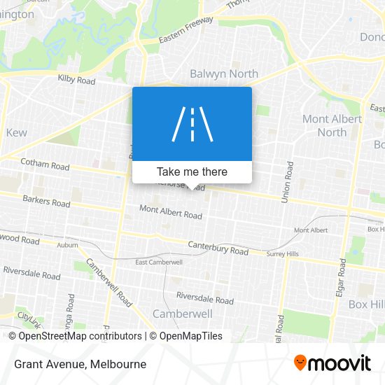 Grant Avenue map