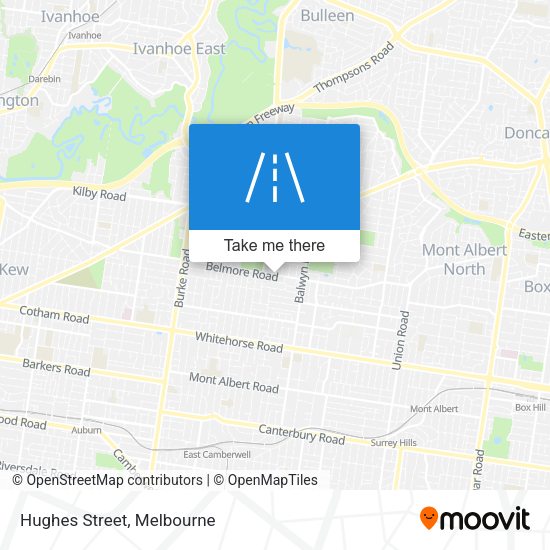 Hughes Street map