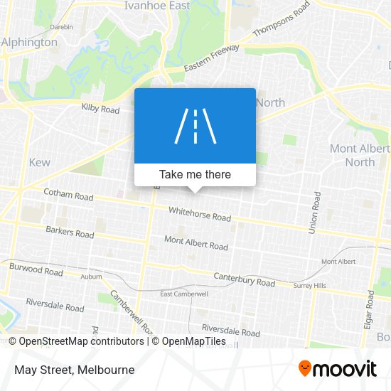 May Street map