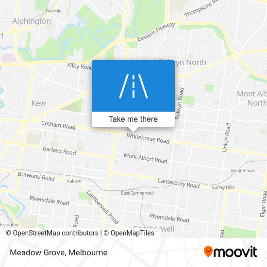Meadow Grove map
