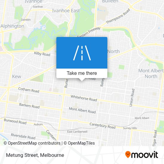 Metung Street map