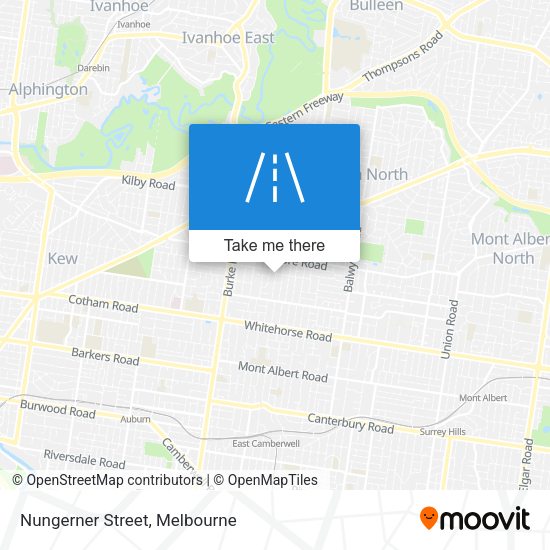 Nungerner Street map