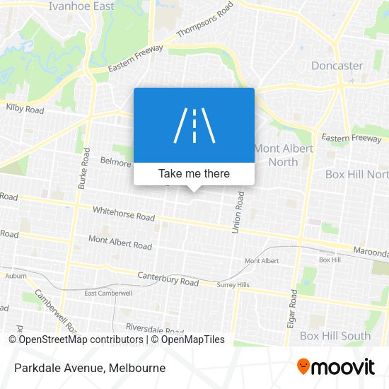 Parkdale Avenue map