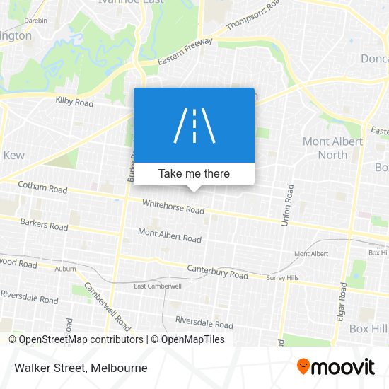 Walker Street map