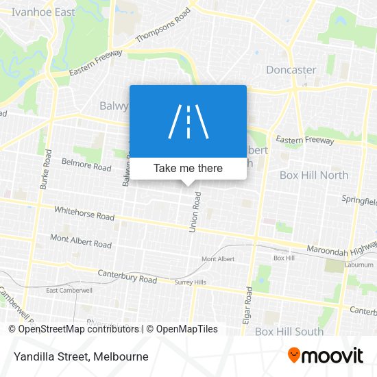 Yandilla Street map