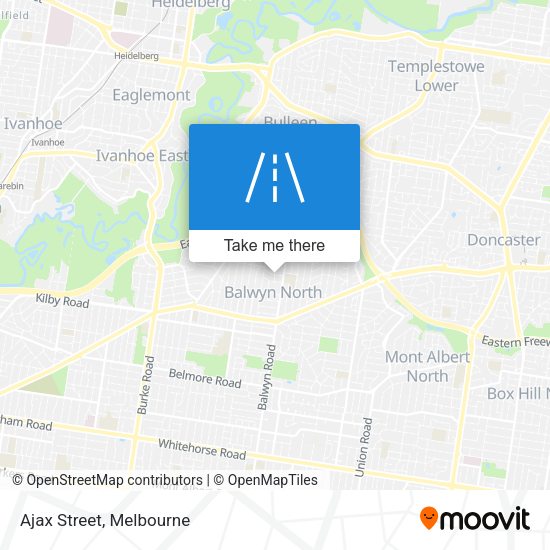 Ajax Street map