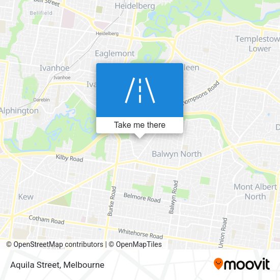 Aquila Street map