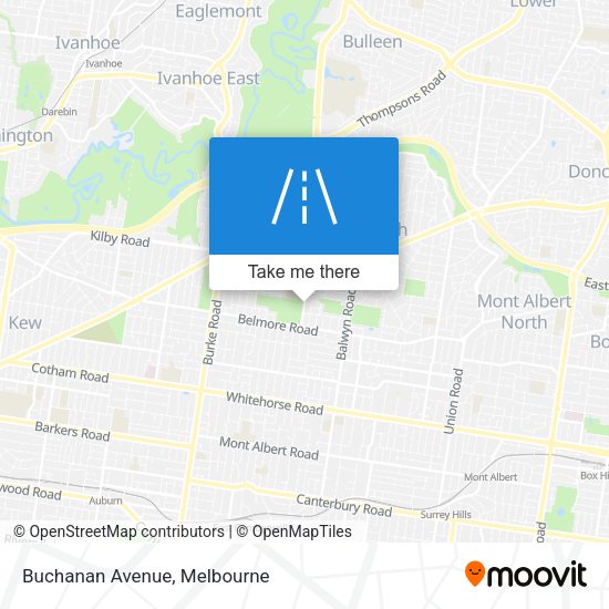 Buchanan Avenue map