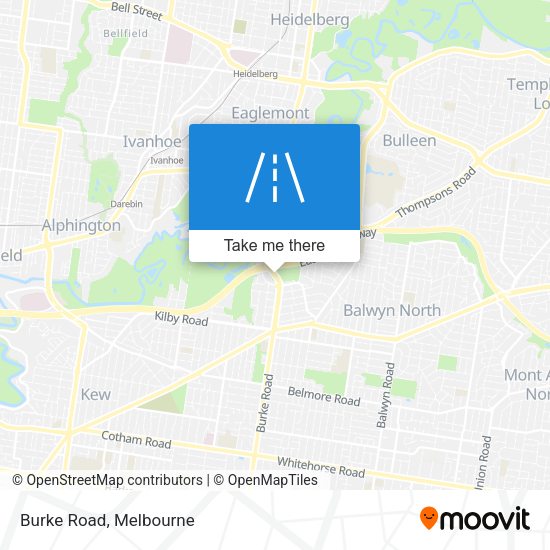 Burke Road map