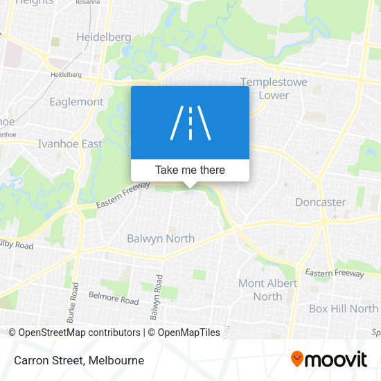 Carron Street map