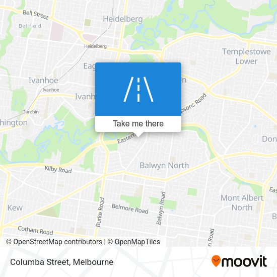 Columba Street map
