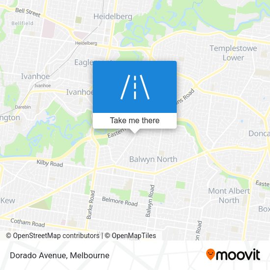 Dorado Avenue map