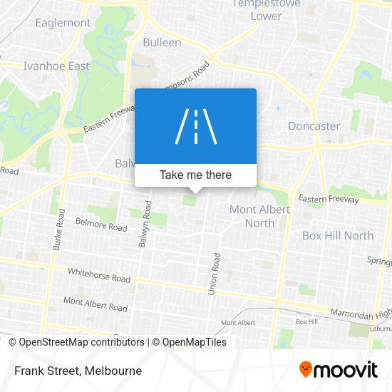 Frank Street map