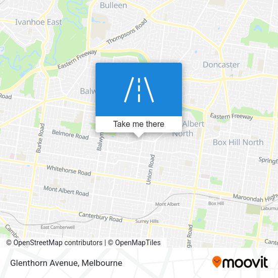 Glenthorn Avenue map